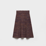 Wool and cashmere knit skirt