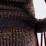 Wool and cashmere knit skirt