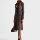 Wool and cashmere knit skirt