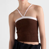 Cashmere and wool top