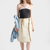 Cashmere and wool top