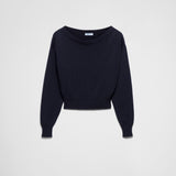 Cotton boat neck sweater