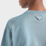 Cotton crew-neck sweater