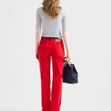 Viscose boat neck sweater