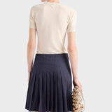 Silk and cotton crew-neck sweater