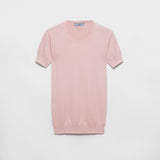 Silk and cotton crew-neck sweater