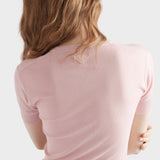 Silk and cotton crew-neck sweater