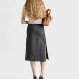 Floral print wool crew-neck sweater