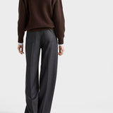 Wool and cashmere crew-neck sweater