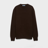 Wool and cashmere crew-neck sweater