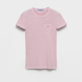 Striped crew-neck sweater