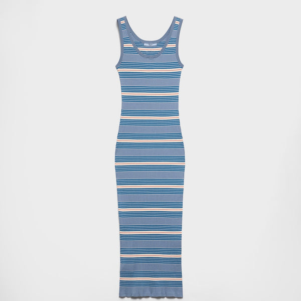 Striped cotton dress