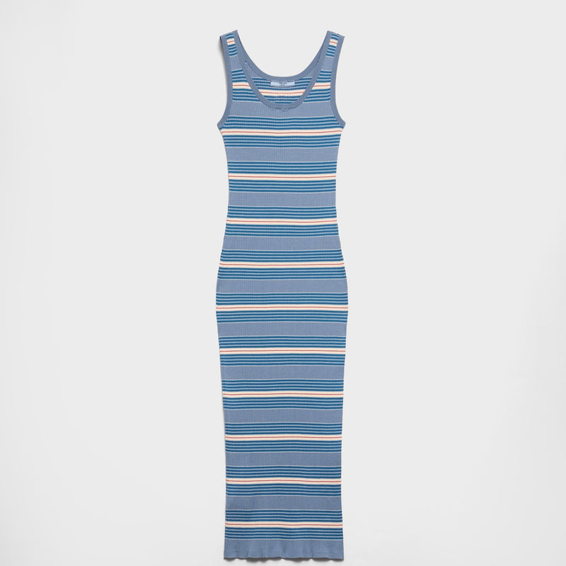 Striped cotton dress