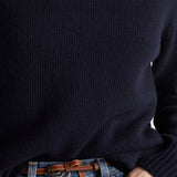 Wool and cashmere crew-neck sweater