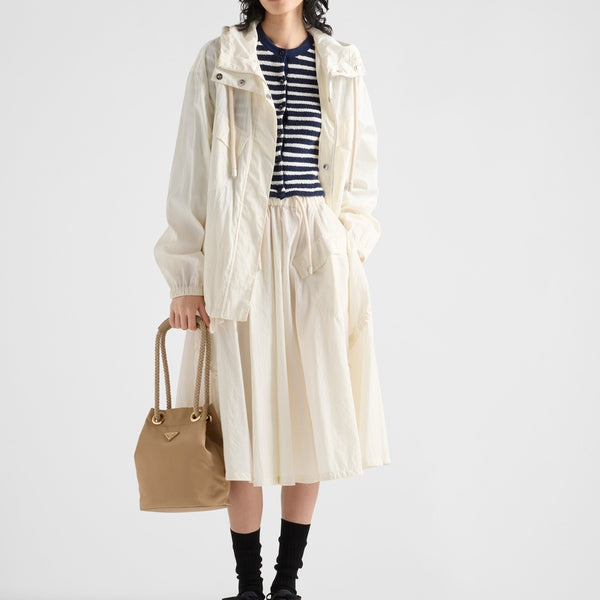 Cotton bouclé cardigan