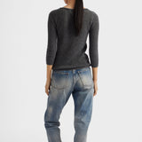 V-neck cashmere sweater