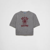 Wool and cashmere intarsia sweater