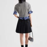 Wool and cashmere intarsia sweater