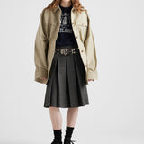 Wool and cashmere intarsia sweater