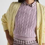 Cotton crew-neck sweater