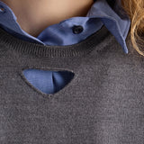 Wool crew-neck sweater