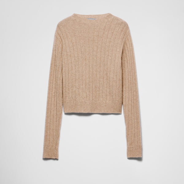 Cropped Re-Cashmere sweater