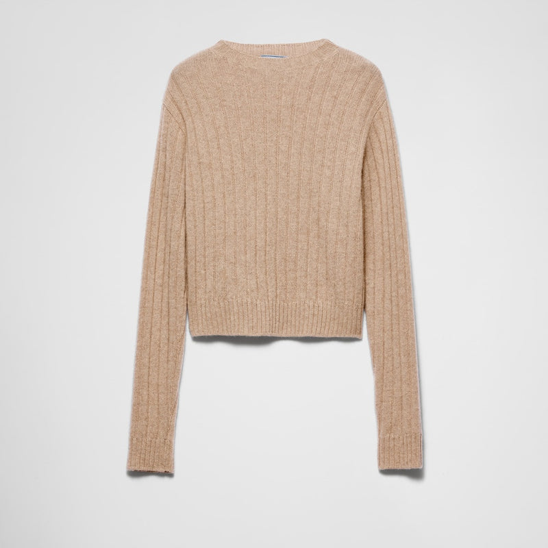 Cropped Re-Cashmere sweater