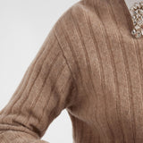 Cropped Re-Cashmere sweater