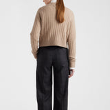Cropped Re-Cashmere sweater