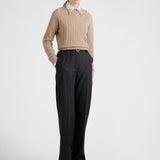 Cropped Re-Cashmere sweater