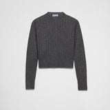Cropped Re-Cashmere sweater