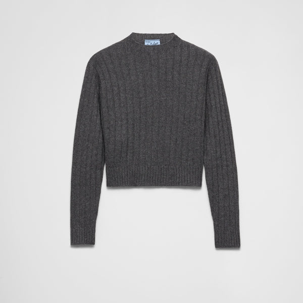 Cropped Re-Cashmere sweater