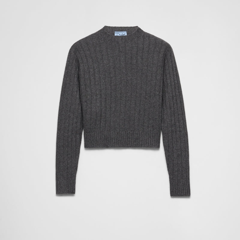 Cropped Re-Cashmere sweater