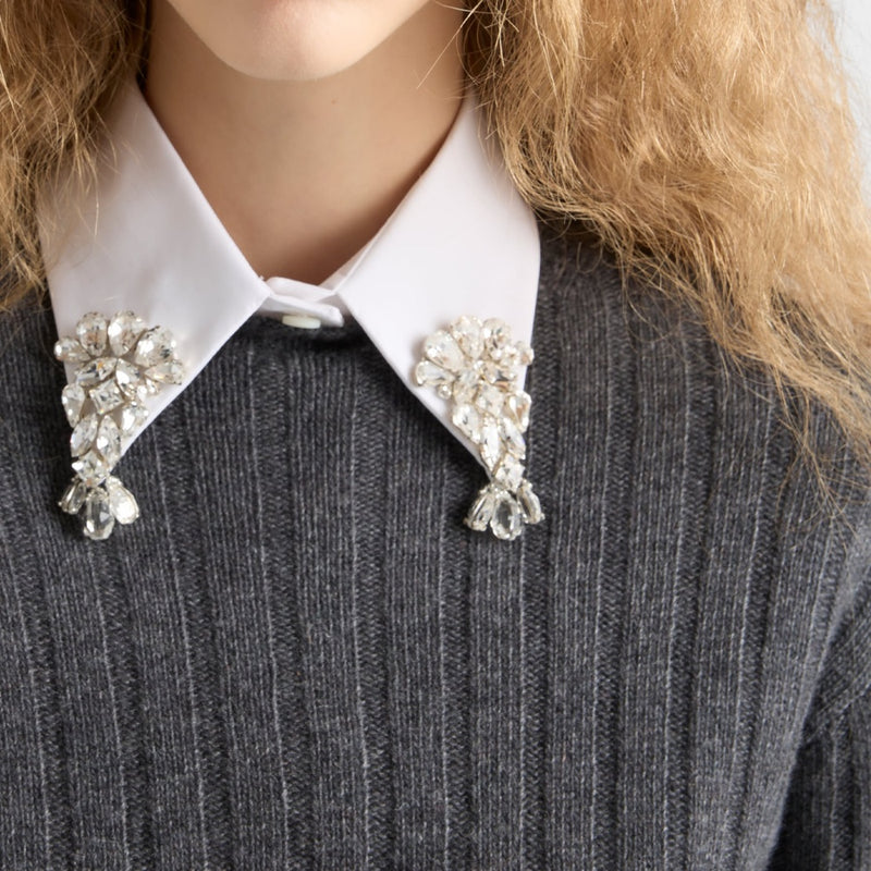 Cropped Re-Cashmere sweater