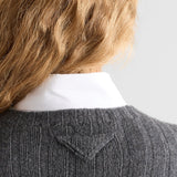 Cropped Re-Cashmere sweater