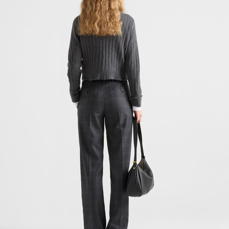 Cropped Re-Cashmere sweater