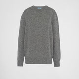Wool and cashmere crew-neck sweater