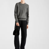 Wool and cashmere crew-neck sweater
