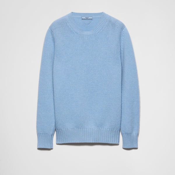 Wool and cashmere crew-neck sweater