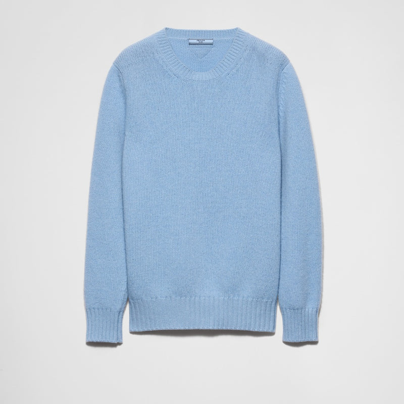 Wool and cashmere crew-neck sweater