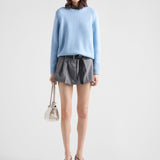 Wool and cashmere crew-neck sweater