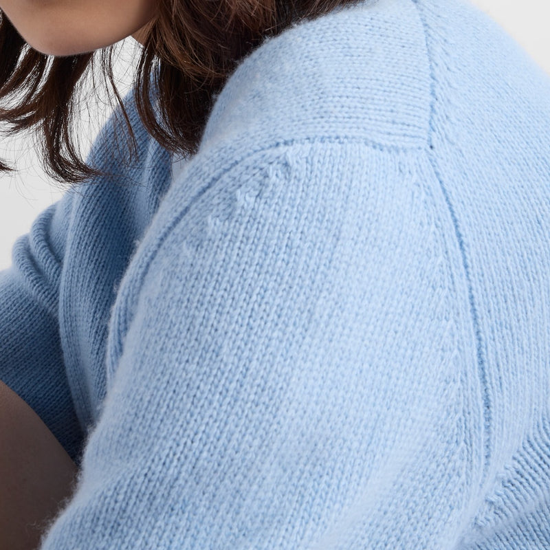 Wool and cashmere crew-neck sweater