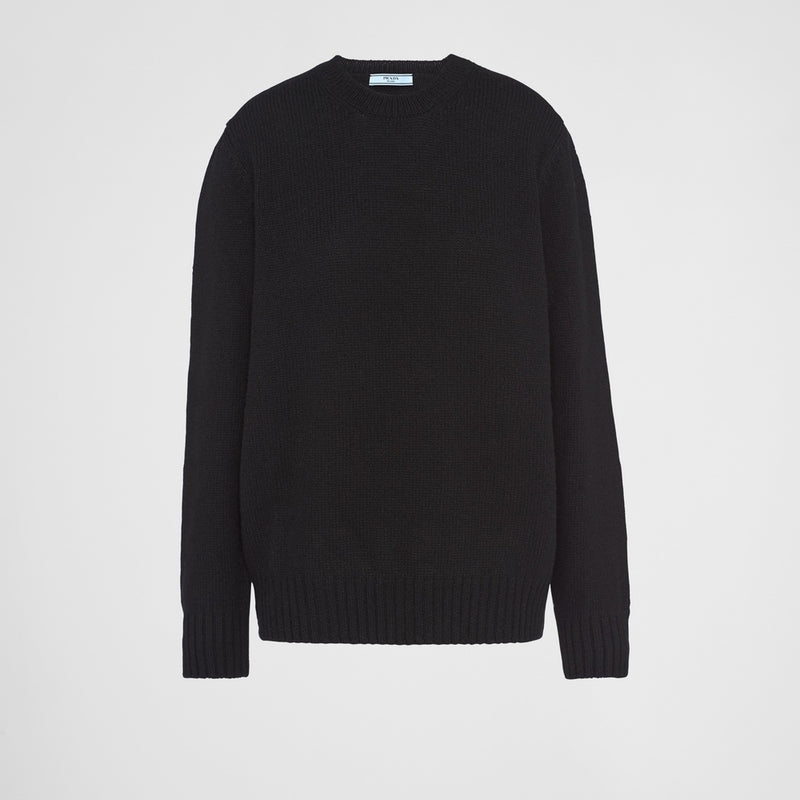 Wool and cashmere crew-neck sweater