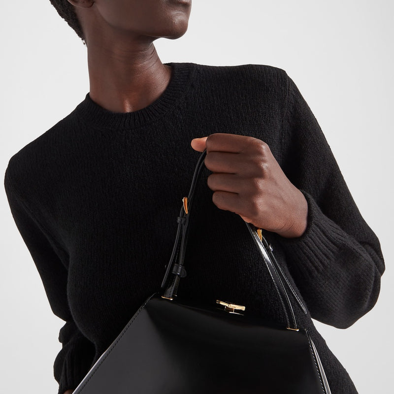 Wool and cashmere crew-neck sweater