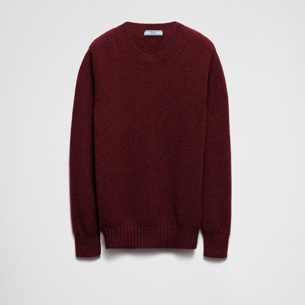 Wool and cashmere crew-neck sweater