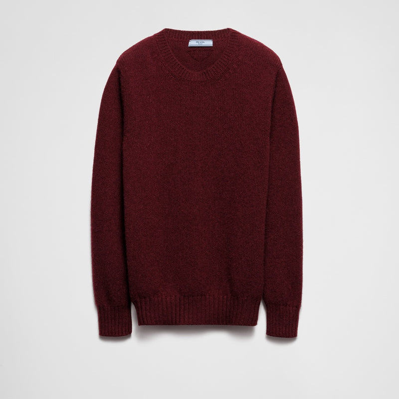 Wool and cashmere crew-neck sweater