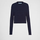 Cotton crew-neck sweater