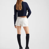 Cotton crew-neck sweater