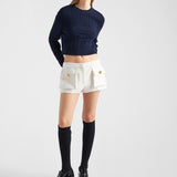 Cotton crew-neck sweater
