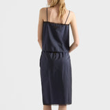 Light Re-Nylon pencil skirt